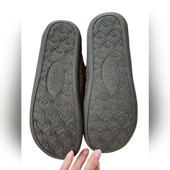 Magellan Chelsea Slip On Botties 7. Tan Suede Slippers with Faux Fur Lining - Picture 8 of 14